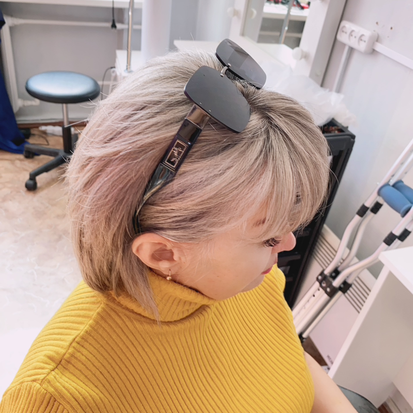 Мелирование на корни без тонирования