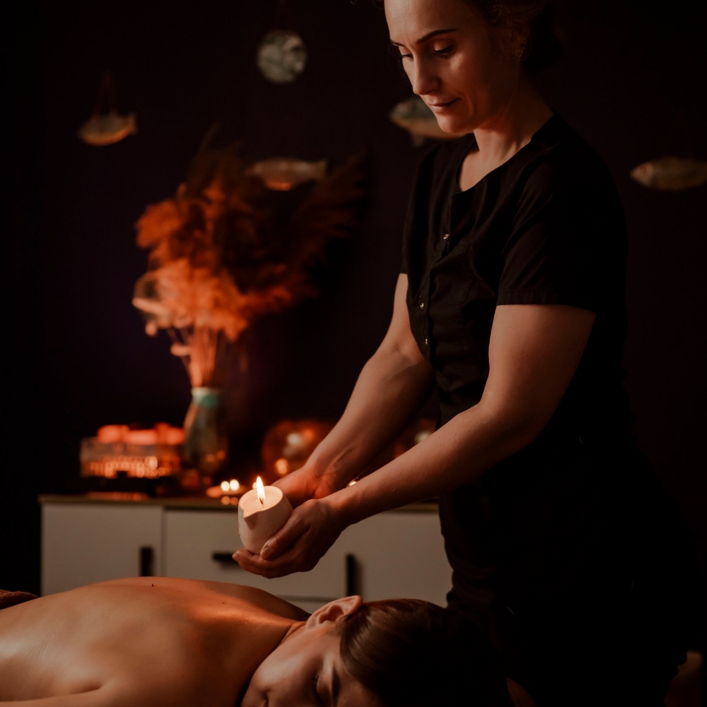Массаж горящими свечами (тёплым воском) 1 час -  ДНЕВНОЕ ВРЕМЯ ☀️до 18:00