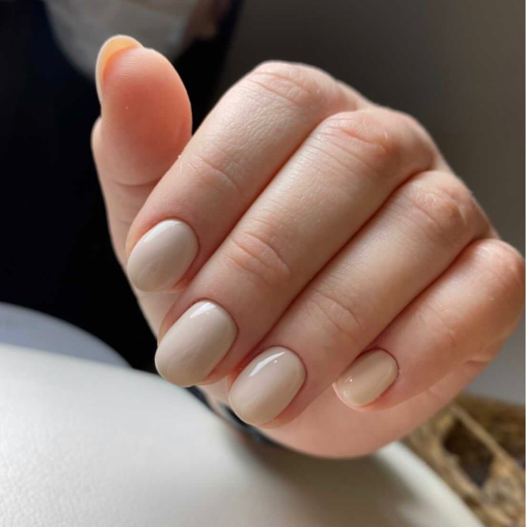Gel polish manicure