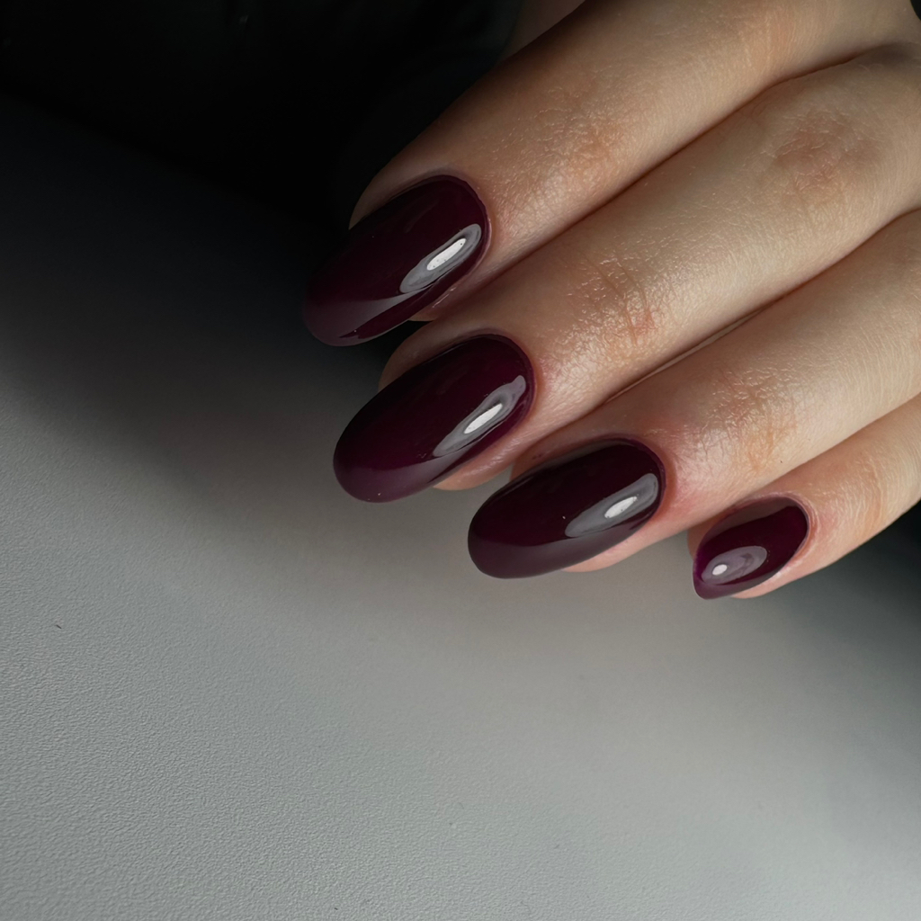 Nails extension manicure