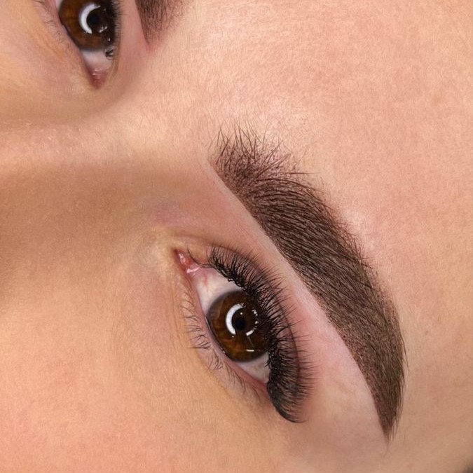 Перманент бровей|Augenbraue permanent