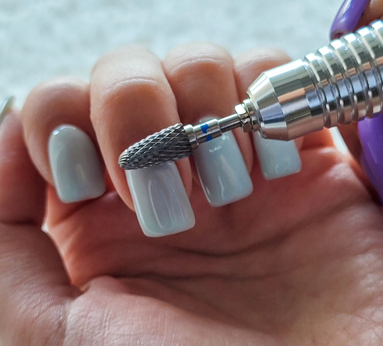 Снятие материала без маникюра и покрытия