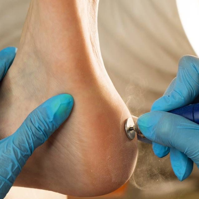 Обработка стопы /  Обработка пальчиков без покрытия