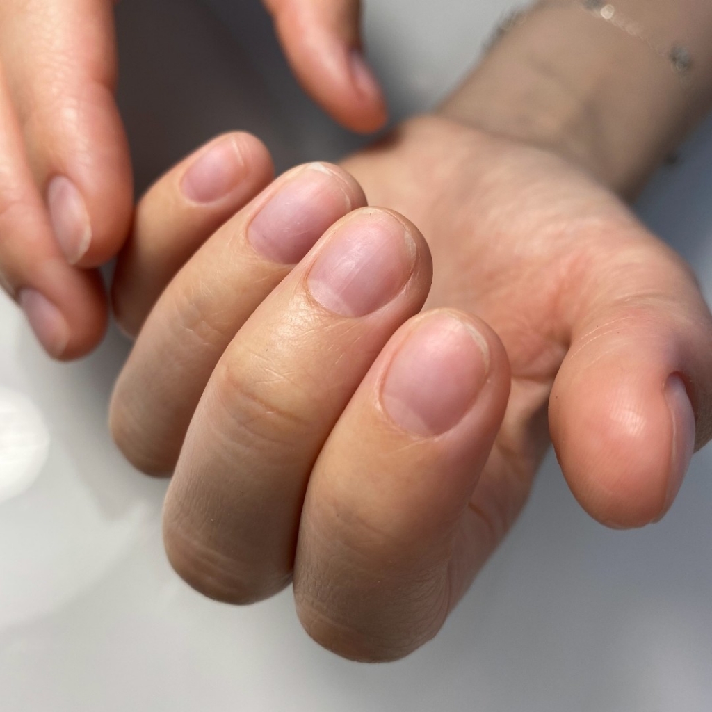 Maniküre ohne Lakirung