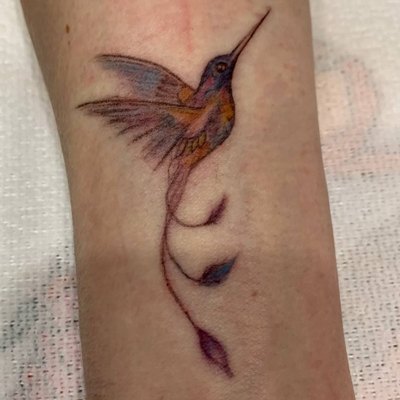 Цветная татуировка