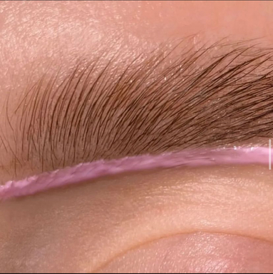 Коррекция бровей воск+пинцет