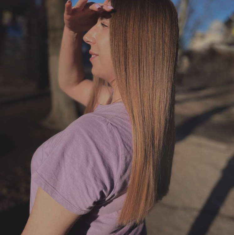 Окрашивание в один тон по всей длине