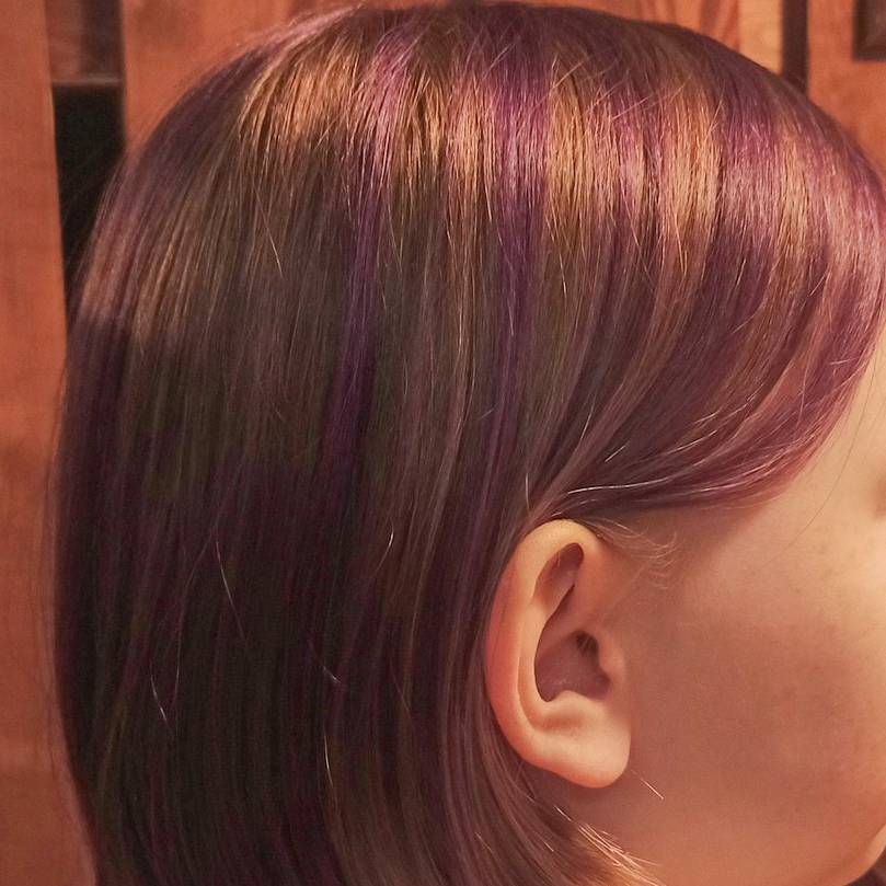 Окрашивание прядок прямыми пигметами (1 прядь)