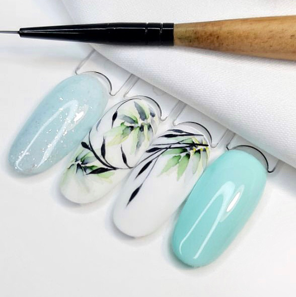 «Акварельная роспись» 1 ноготок