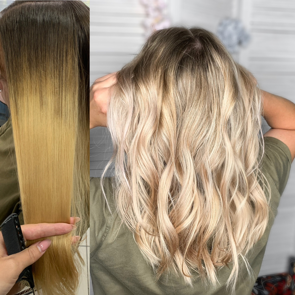 Коррекция сложного окрашивания (до плеч). Тариф BASIC