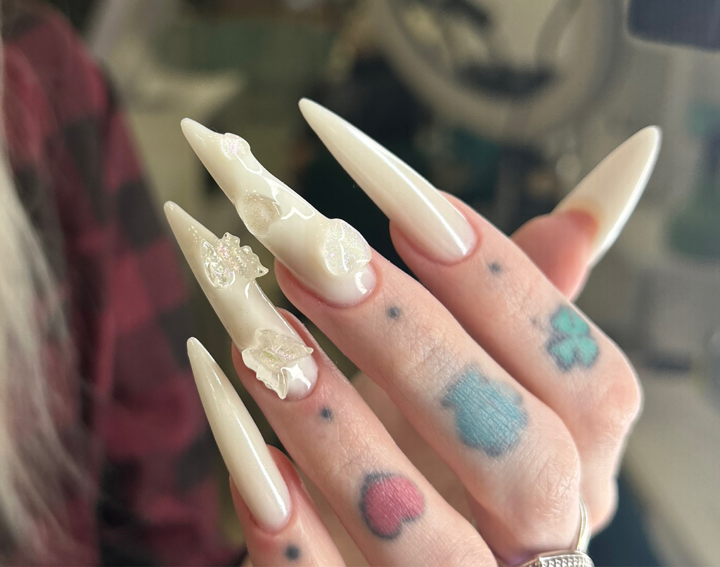 Наращивание ногтей XXXL