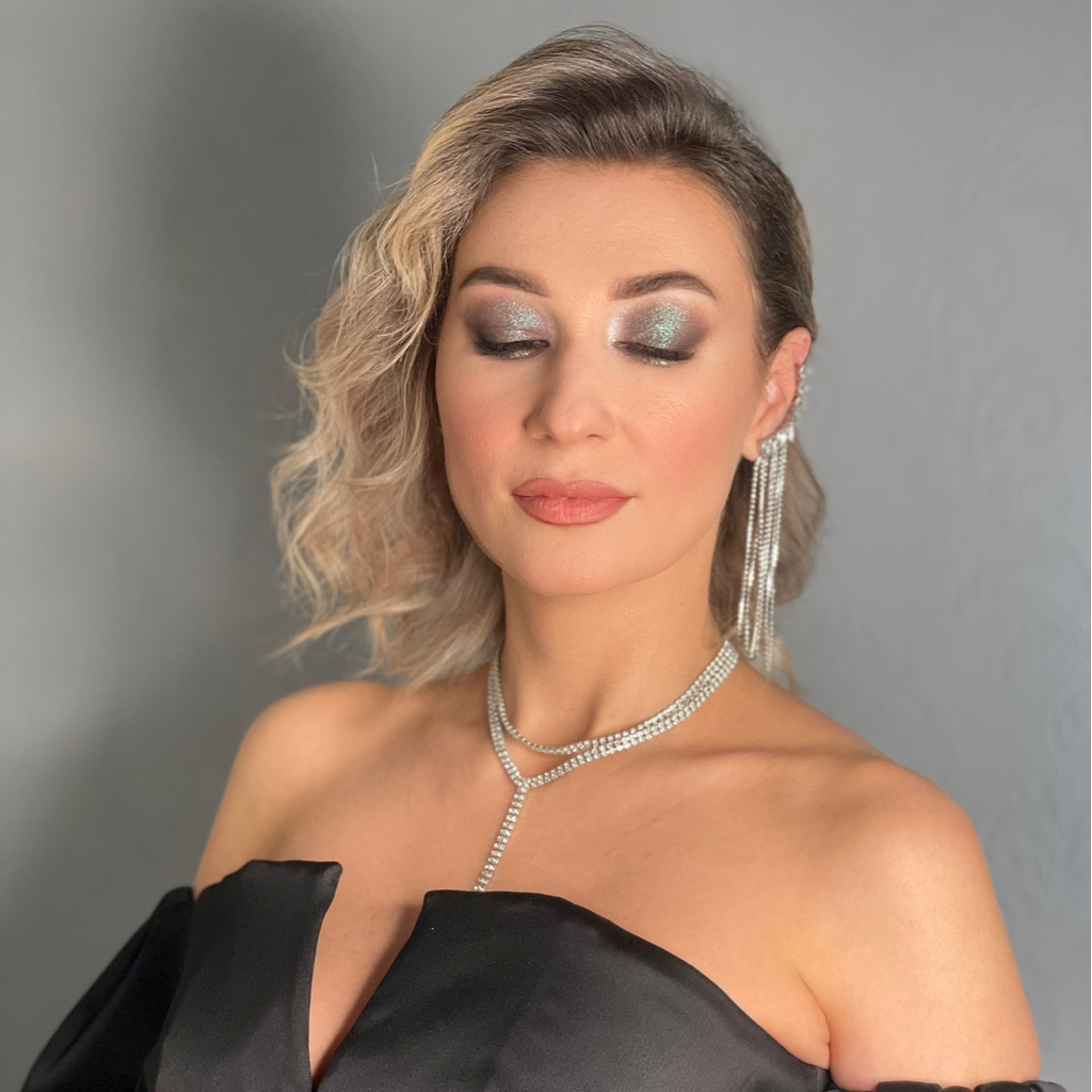 Полный образ вечерний  (Макияж+локоны )
