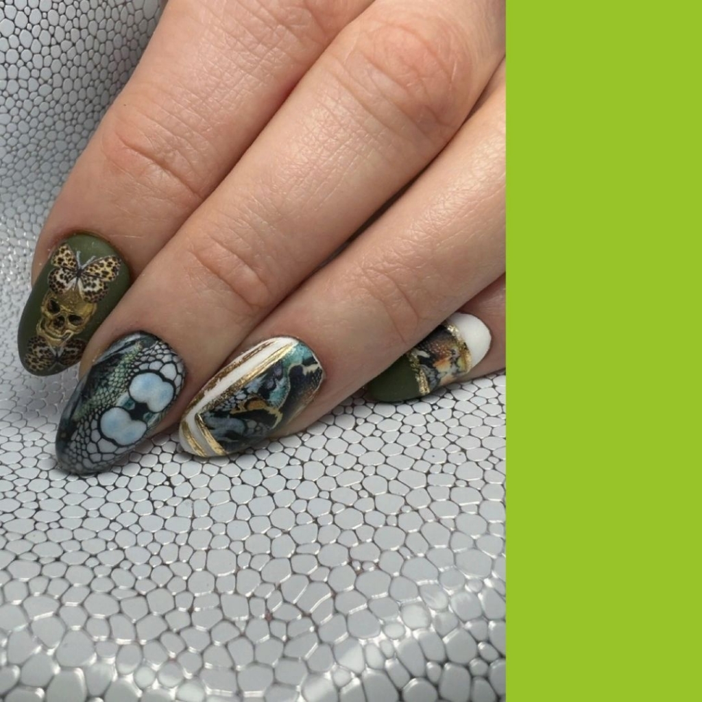 2.2. Маникюр с покрытием ногтей средней длины (длина до 4)