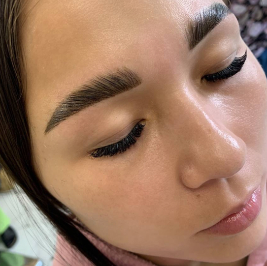 Долговременная укладка бровей без окрашивания