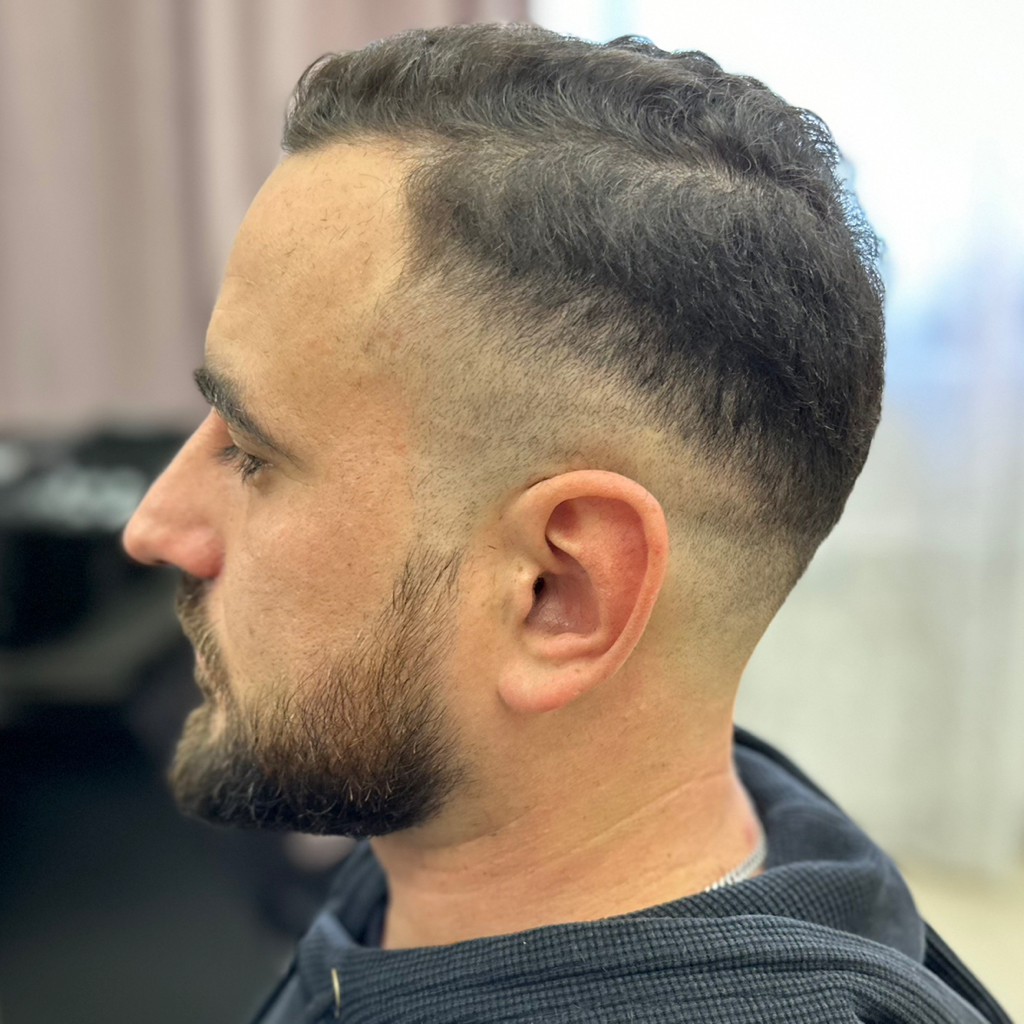 Мужская креативная стрижка