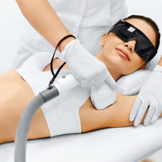 Лазерная эпиляция: подмышки