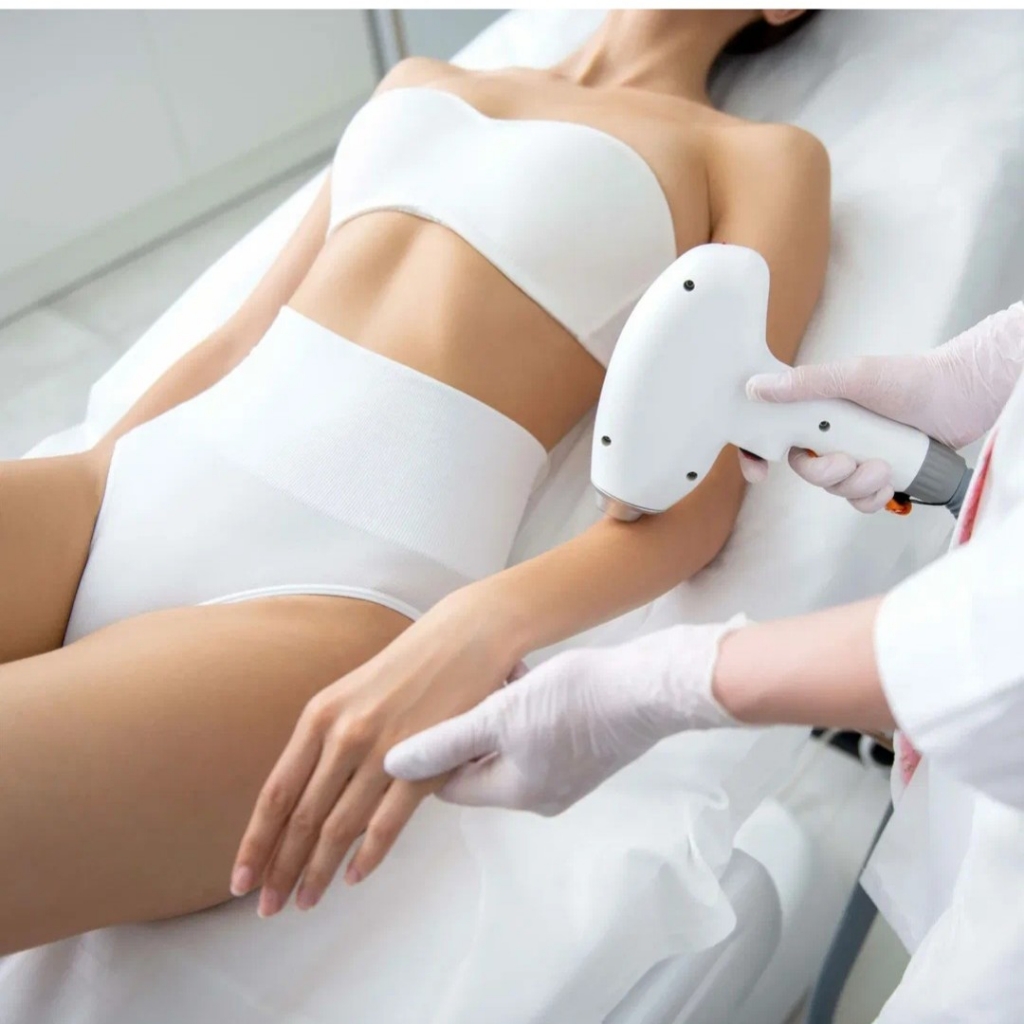 Лазерная эпиляция: руки полностью