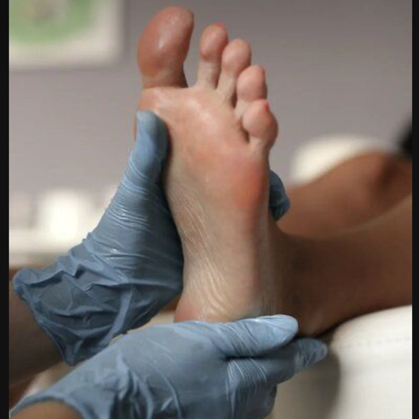 Педикюр с обработкой  пальчиков и стоп