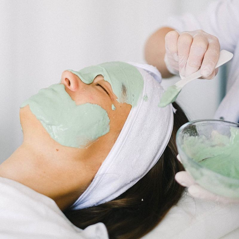 Массаж лица + Альгинатная маска