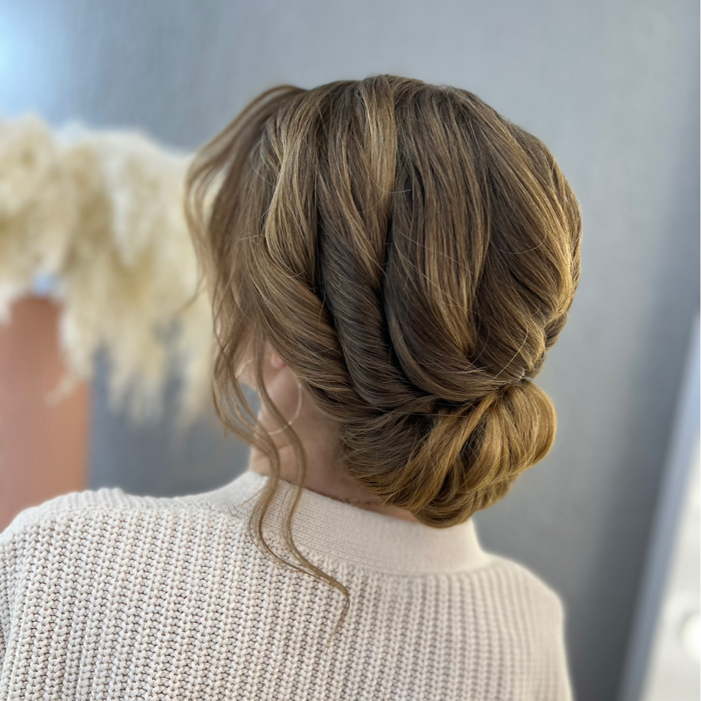 Пробная свадебная прическа