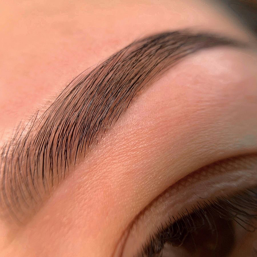 Коррекция+окрашивание бровей