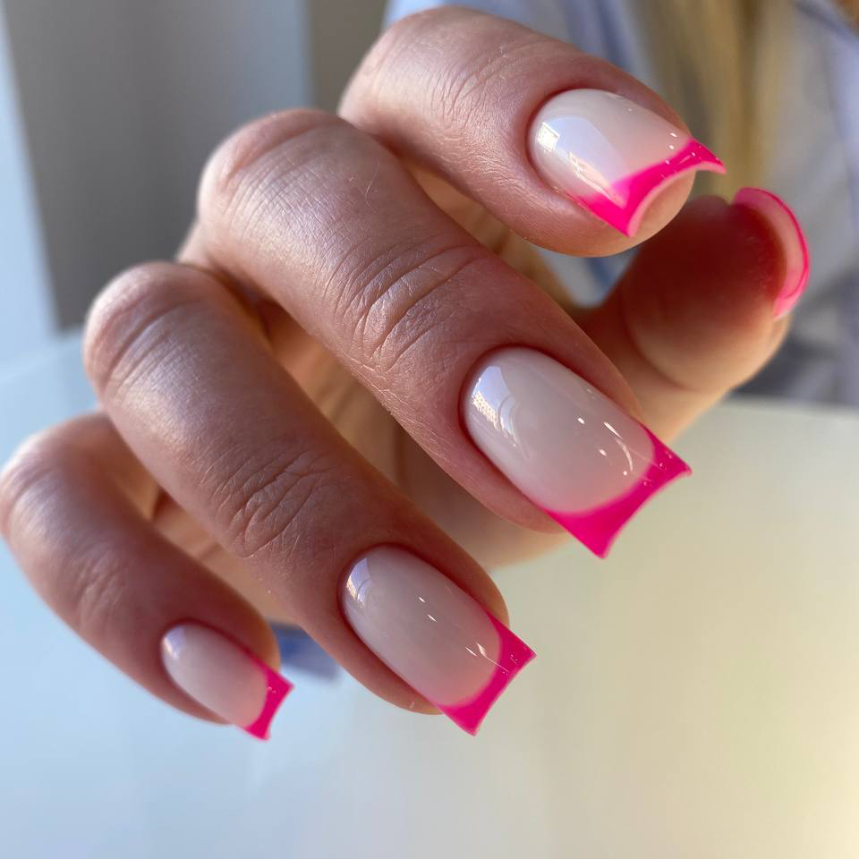 Френч, втирка, фольга на все ногточки