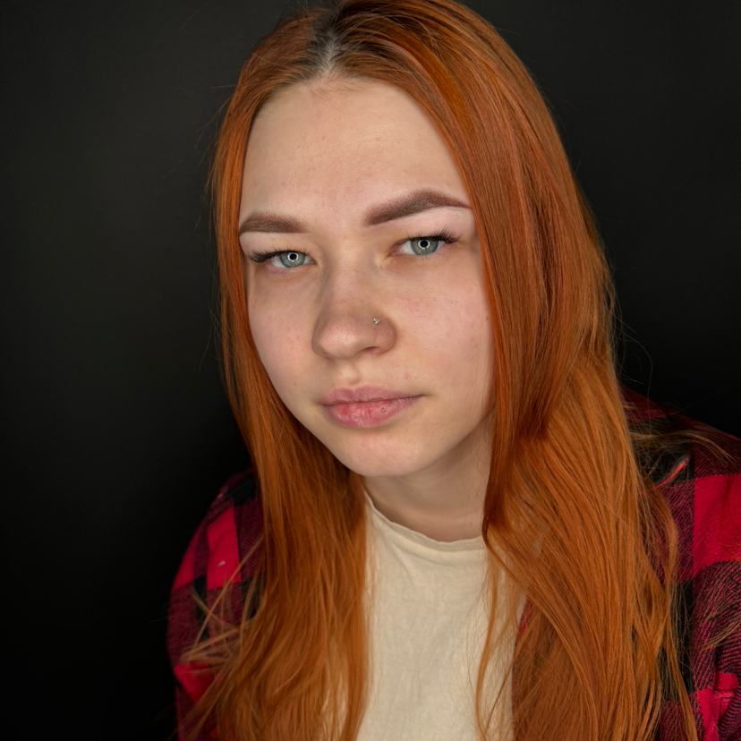 Перманентный макияж бровей обновление ( моя работа )