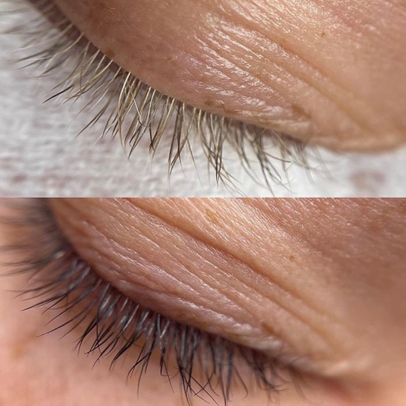 окрашивание ресниц