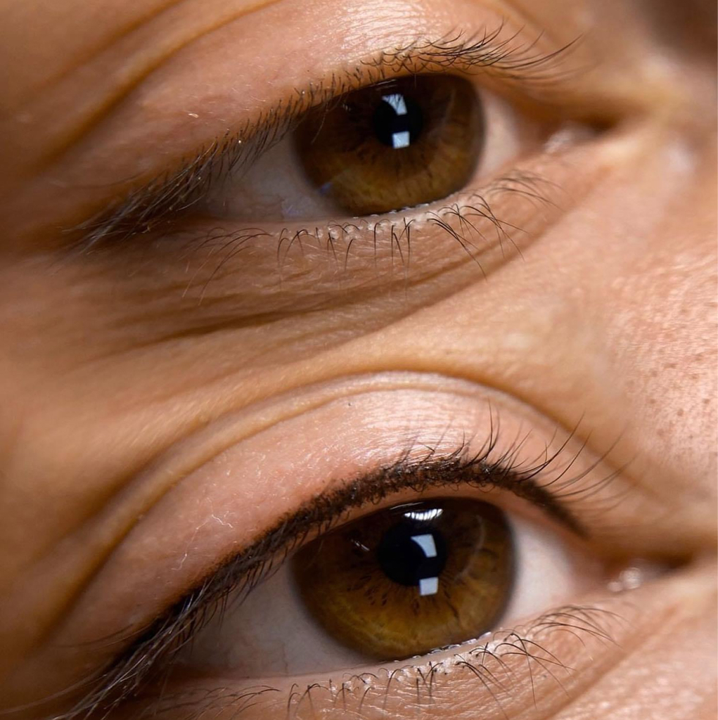 Перманентный макияж век Межресничка