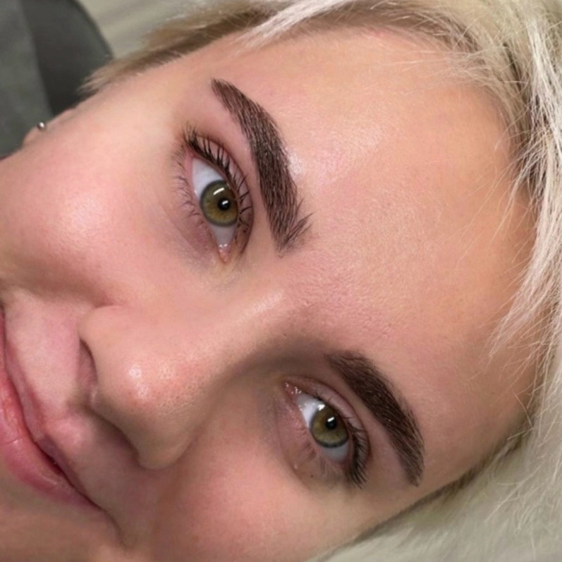 Комплексный уход (брови) + окрашивание ресниц