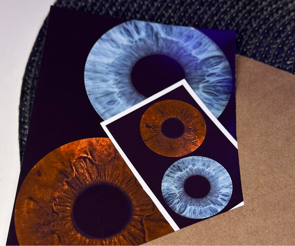 Парная фотография радужек А6/полароид