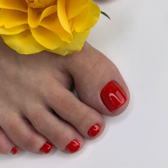 Педикюр+лак