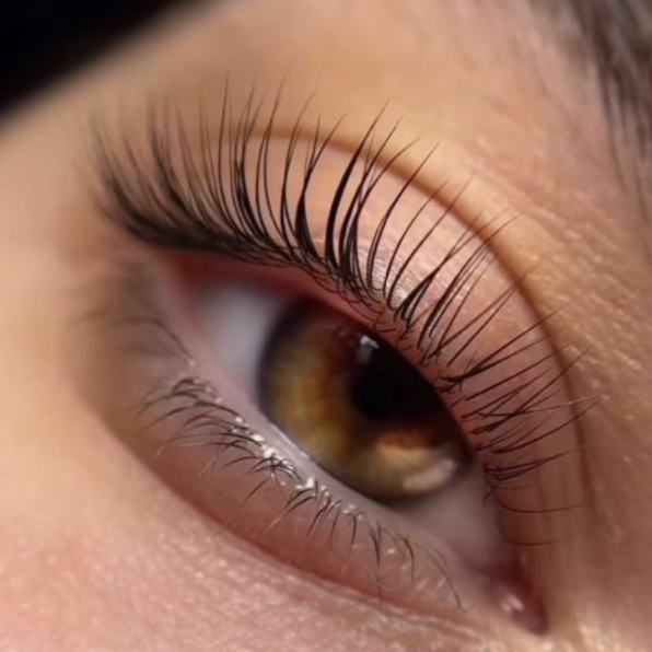 Ламинирование ресниц + окрашивание