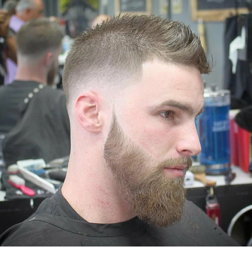 Мужская стрижка+коррекция бороды
