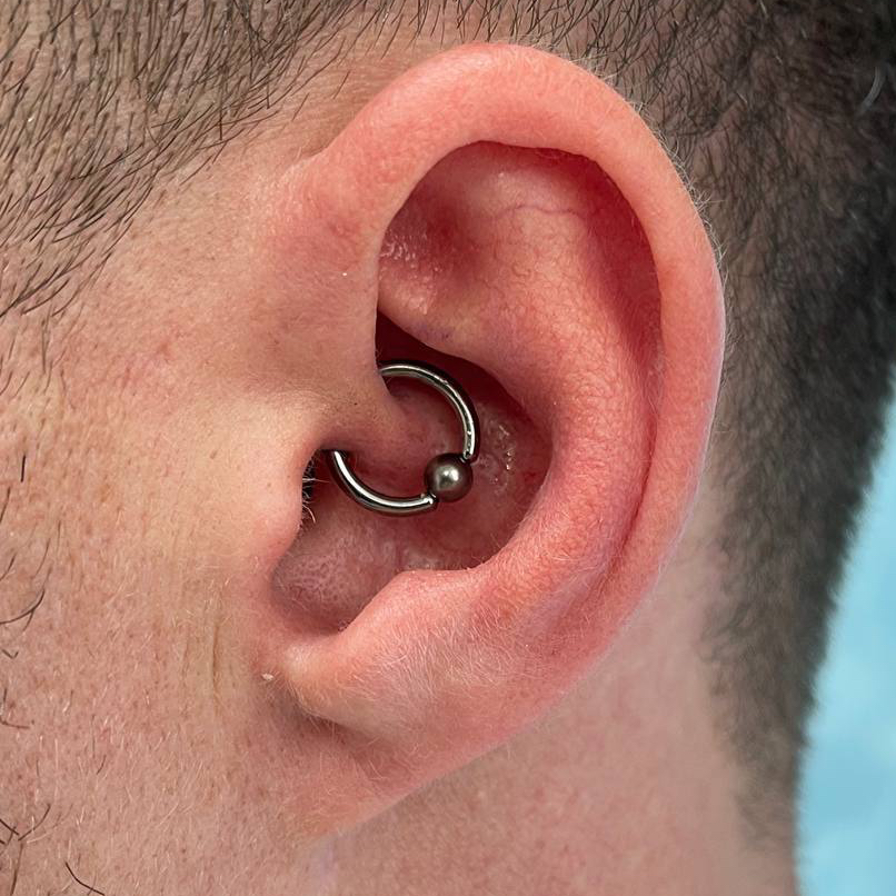 Daith + украшение