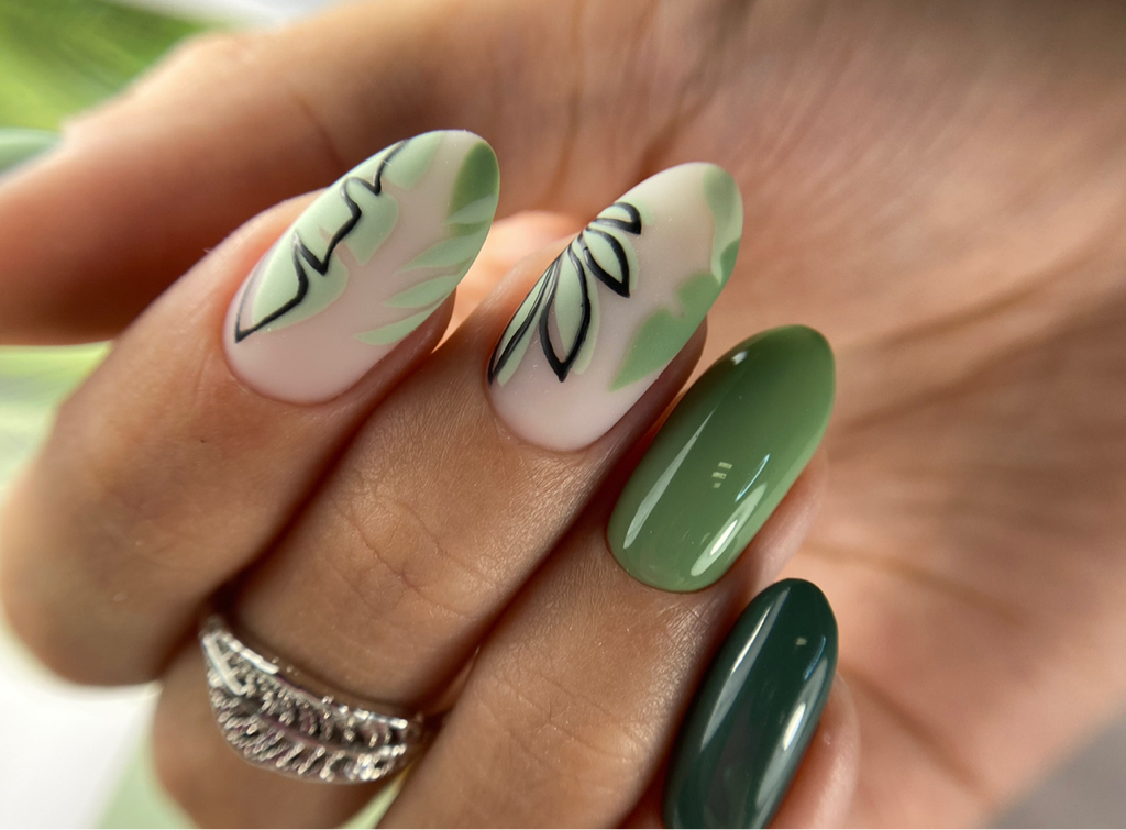 Маникюр + укр.гелем + гель-лак