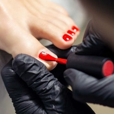 Педикюр пальчиков + гель-лак