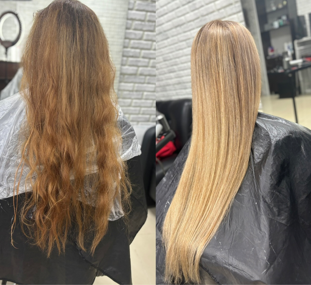 Airtouch(волосы ниже лопаток и густые волосы)