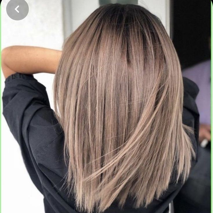 Тонировка средняя длинна волос