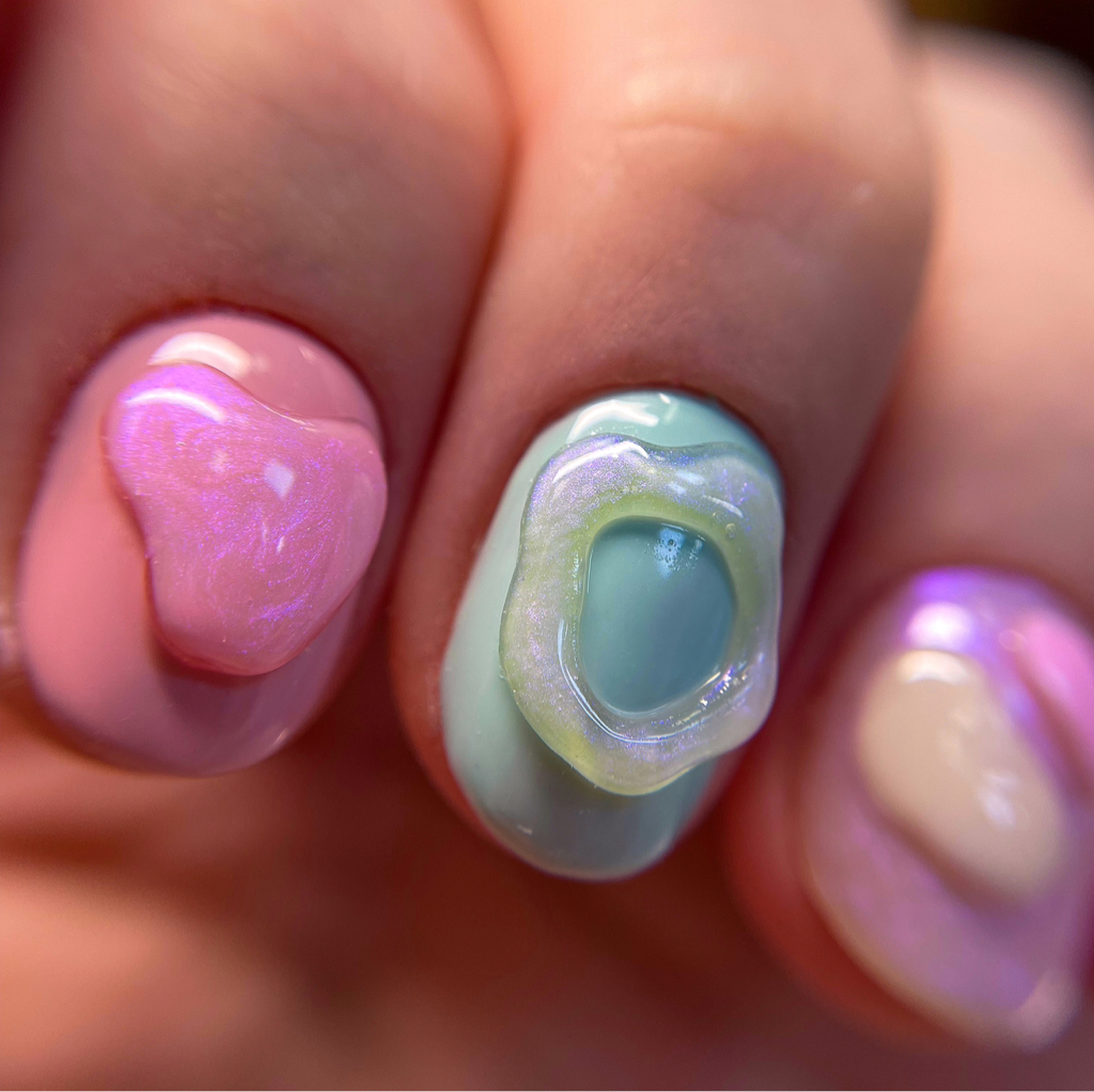 Маникюр с покрытием гель-лак + дизайн