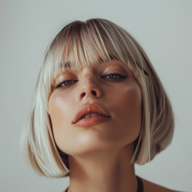 Стрижка челки