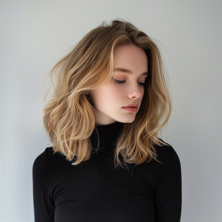 Счастье для волос длиной до лопаток