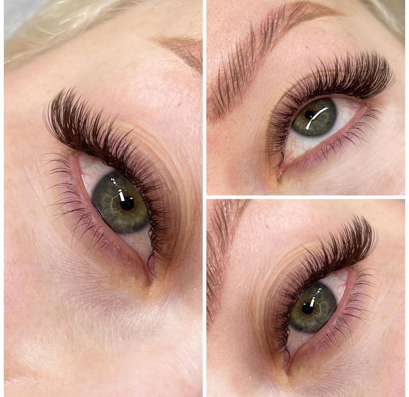 Коррекция нарощенных ресниц