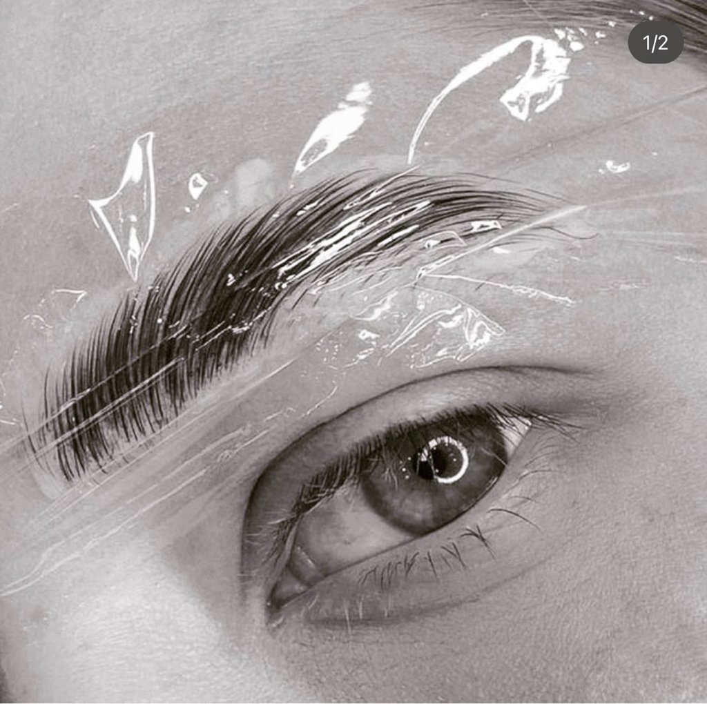 Eyebrow lamination