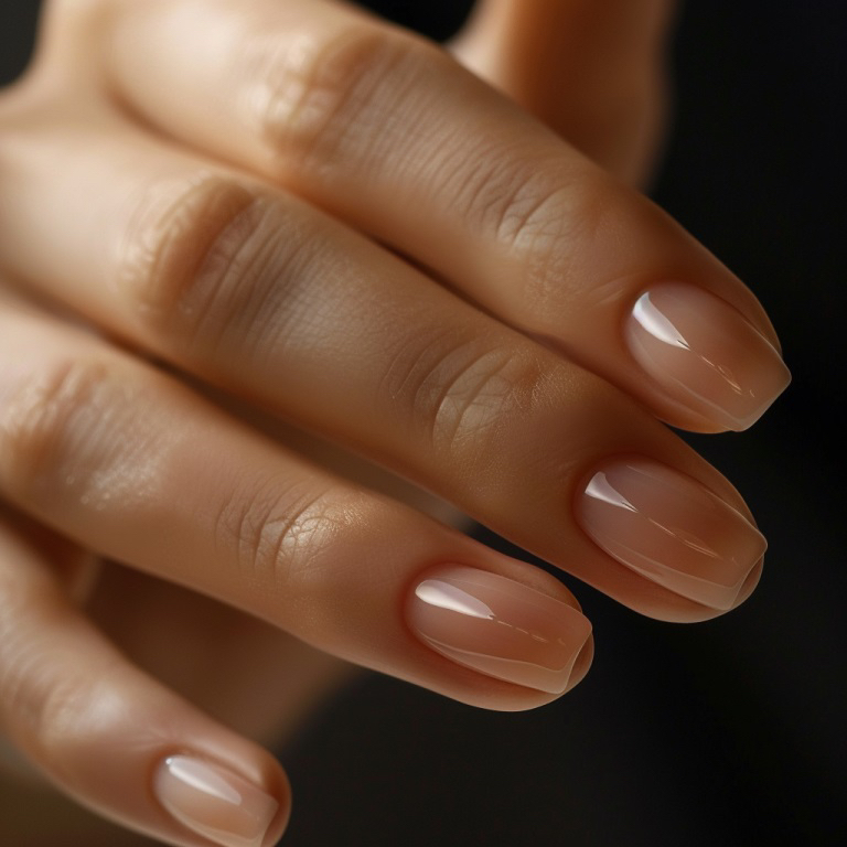 Комбинированный маникюр P.Shine