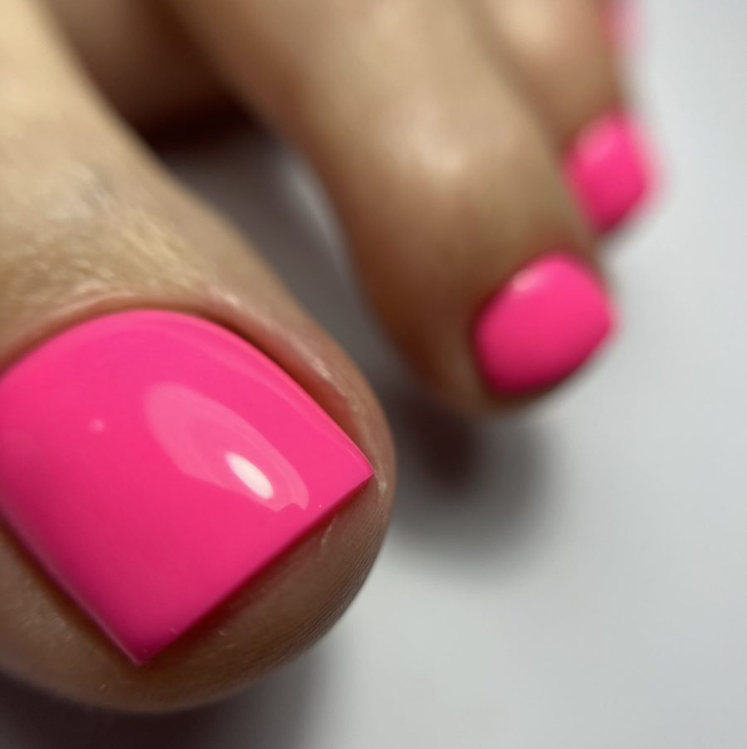 Педикюр (пальцы) с покрытием