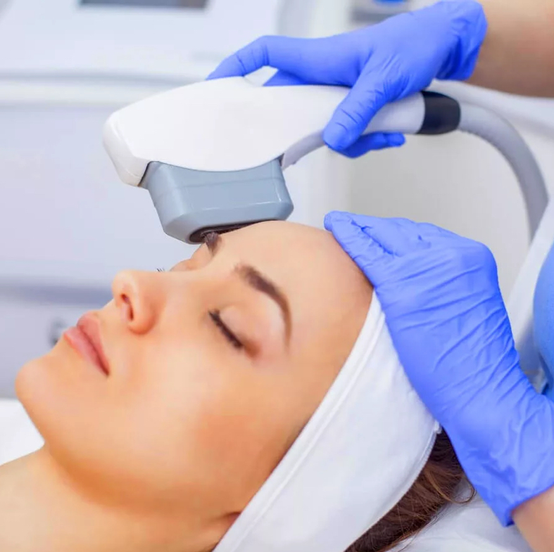 Фотоомоложение лицо+шея+зона декольте