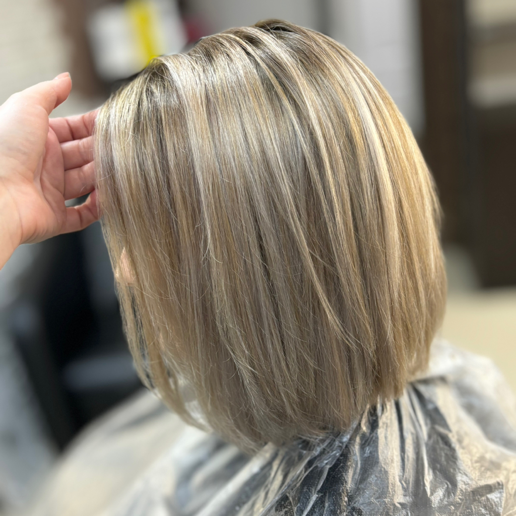 Airtouch (волосы до плеч)