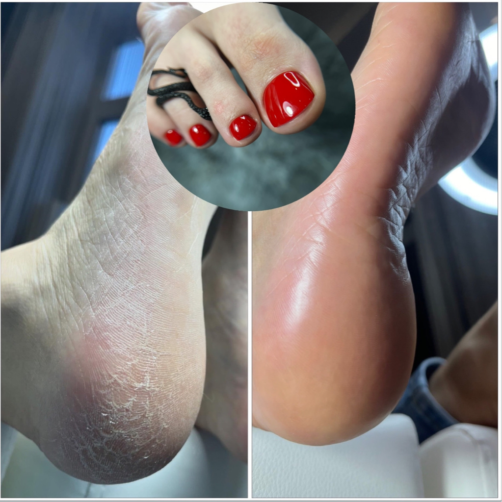 Полный педикюр с покрытием