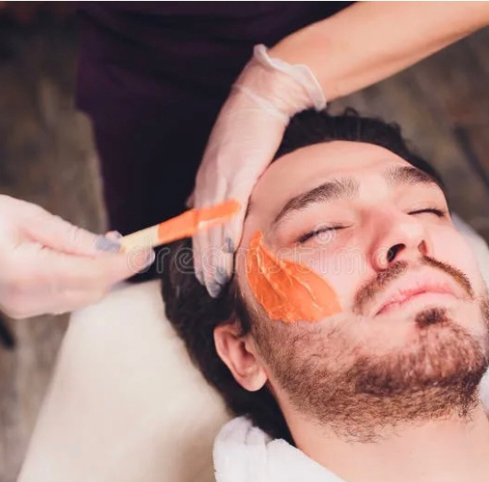 Лицо, кроме бровей д/мужчин